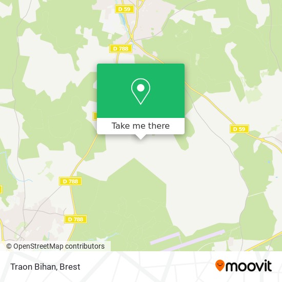 Traon Bihan map