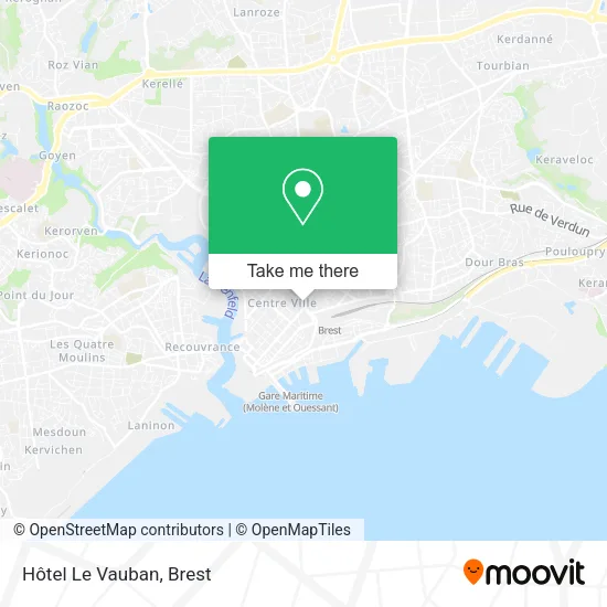 Hôtel Le Vauban map