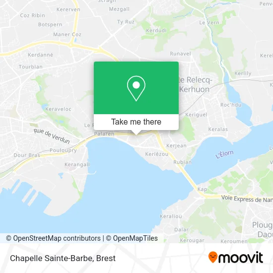 Chapelle Sainte-Barbe map