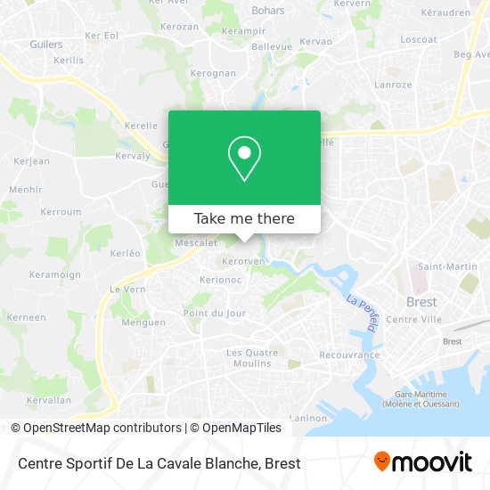 Centre Sportif De La Cavale Blanche map