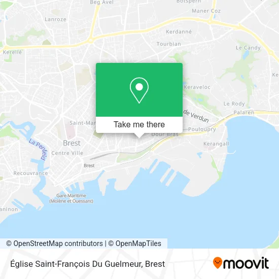Église Saint-François Du Guelmeur map