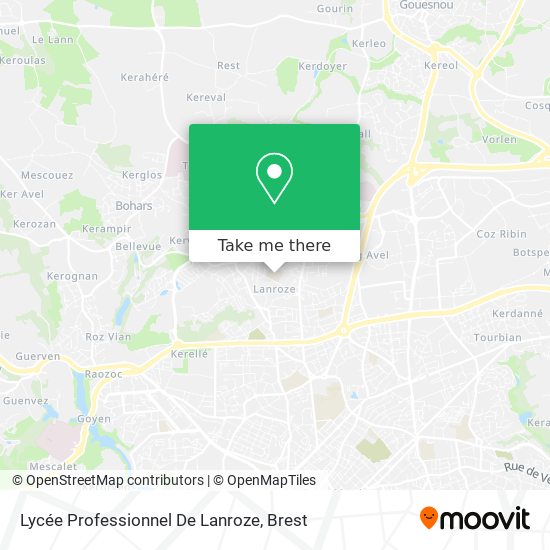 Lycée Professionnel De Lanroze map