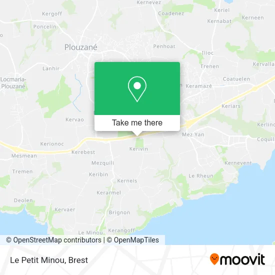 Le Petit Minou map