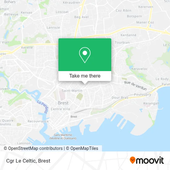 Cgr Le Celtic map