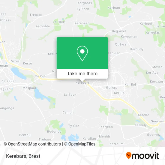 Kerebars map