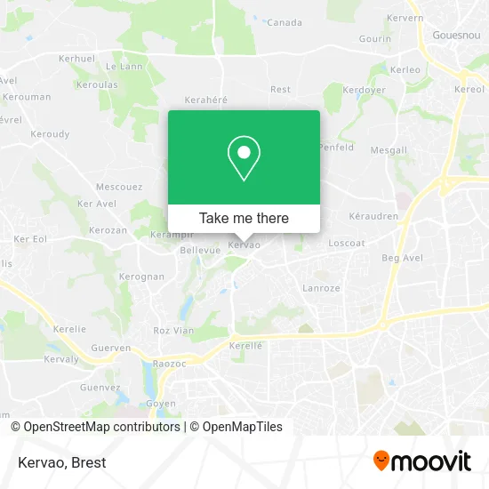 Kervao map