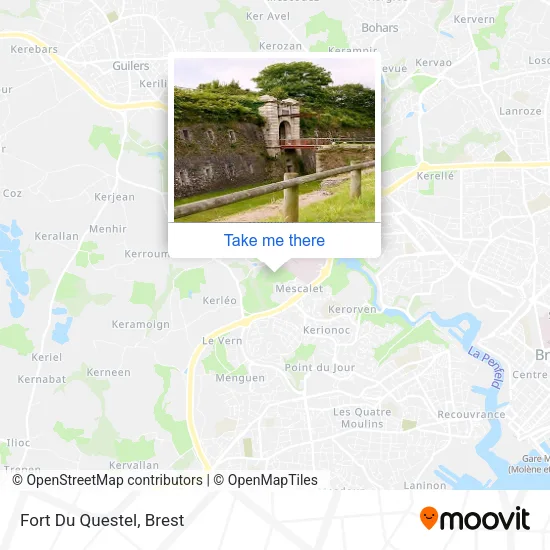 Fort Du Questel map