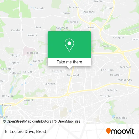 E. Leclerc Drive map