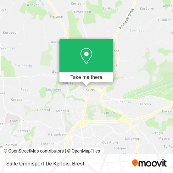 Salle Omnisport De Kerloïs map