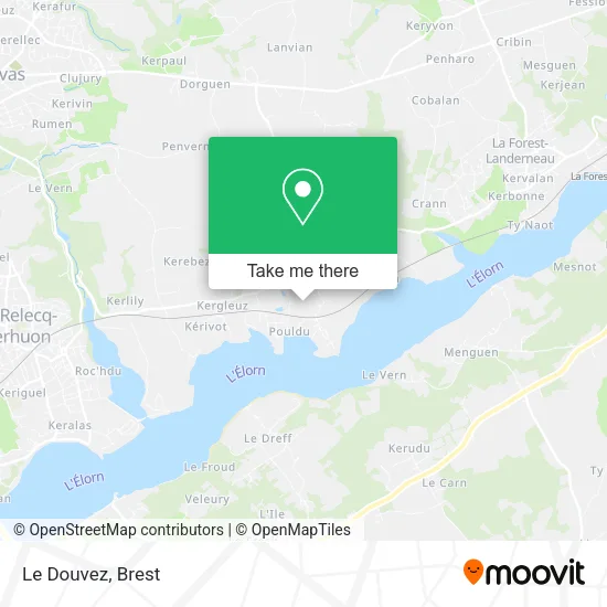 Le Douvez map