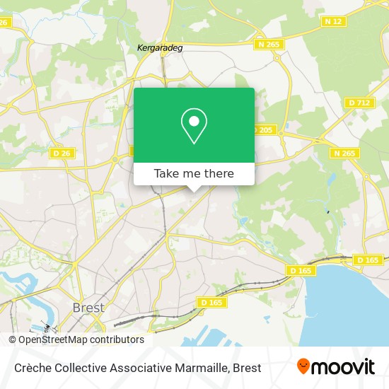 Mapa Crèche Collective Associative Marmaille