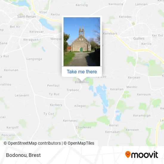 Bodonou map