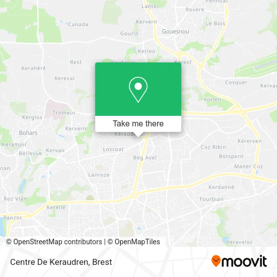 Centre De Keraudren map