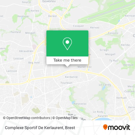 Complexe Sportif De Kerlaurent map