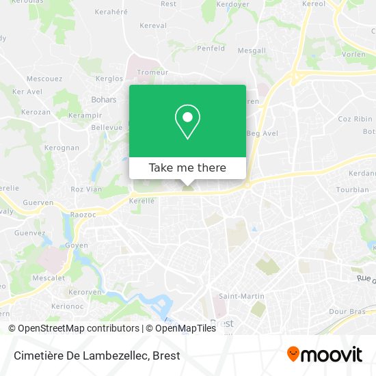 Cimetière De Lambezellec map