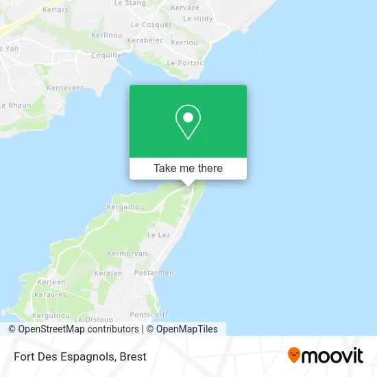 Fort Des Espagnols map