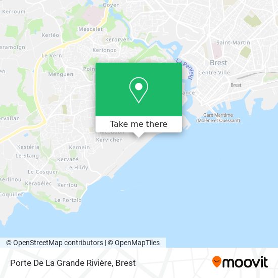 Porte De La Grande Rivière map