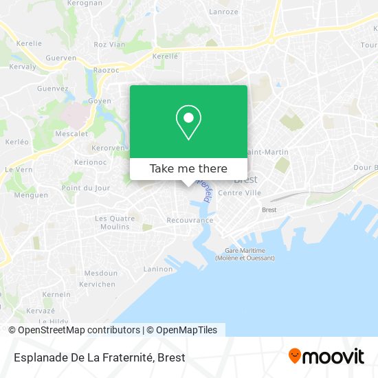 Esplanade De La Fraternité map