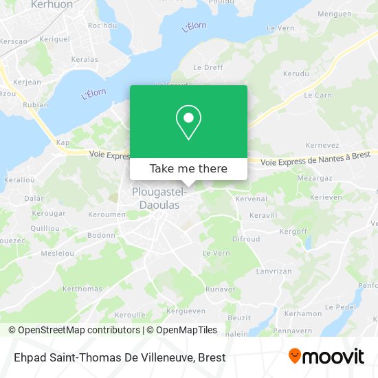 Ehpad Saint-Thomas De Villeneuve map