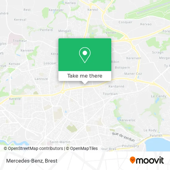 Mercedes-Benz map