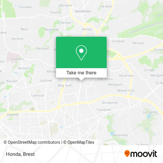 Honda map