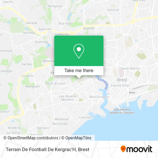Terrain De Football De Kergrac'H map
