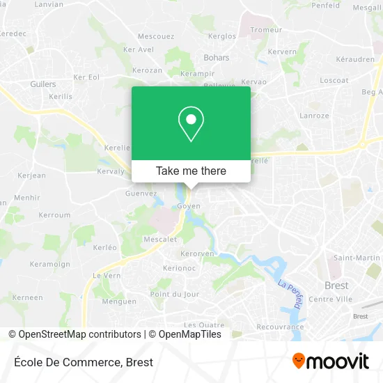 École De Commerce map