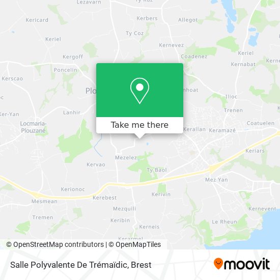 Salle Polyvalente De Trémaïdic map