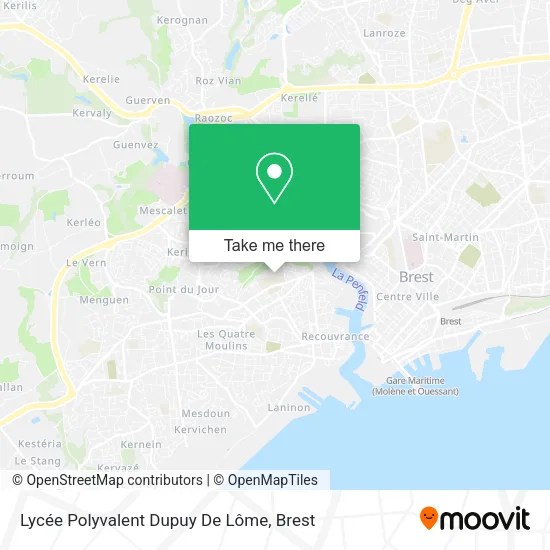 Lycée Polyvalent Dupuy De Lôme map