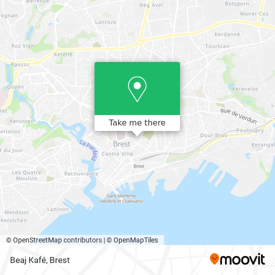 Beaj Kafé map