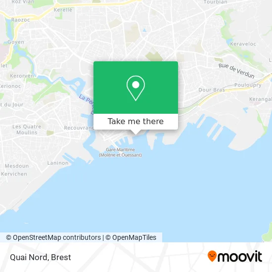Quai Nord map