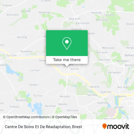 Centre De Soins Et De Réadaptation map
