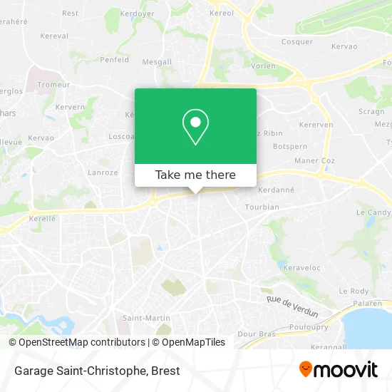 Garage Saint-Christophe map