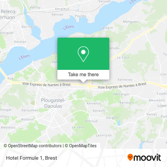 Hotel Formule 1 map