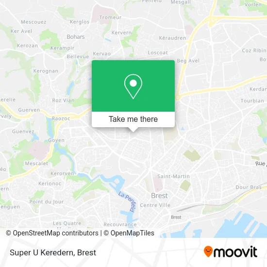 Super U Keredern map