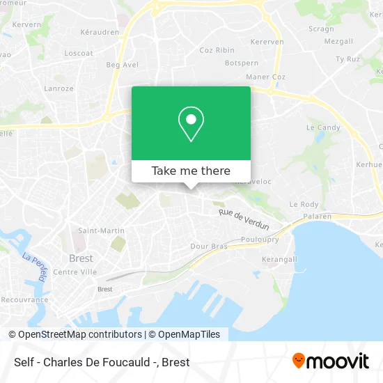 Self - Charles De Foucauld - map