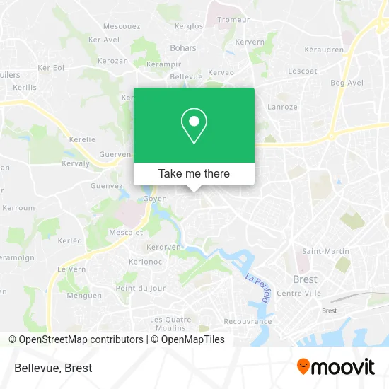Bellevue map