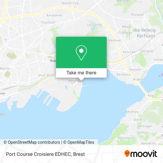 Mapa Port Course Croisiere EDHEC