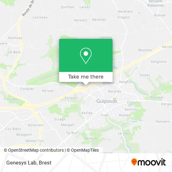 Genesys Lab map