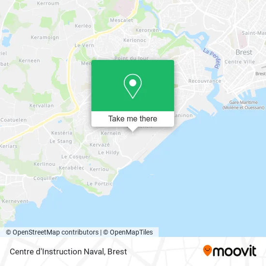 Centre d'Instruction Naval map