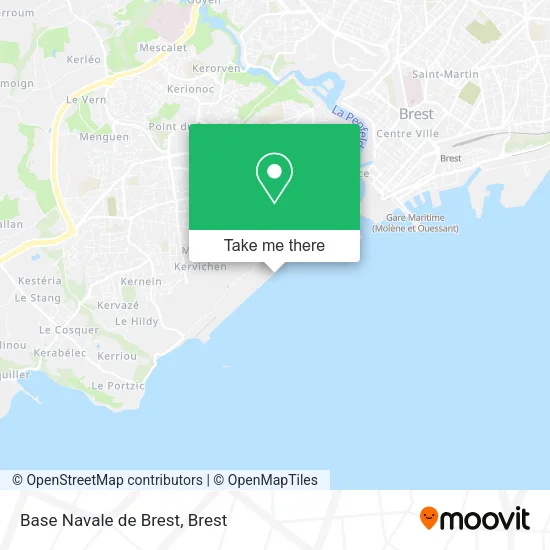 Base Navale de Brest map