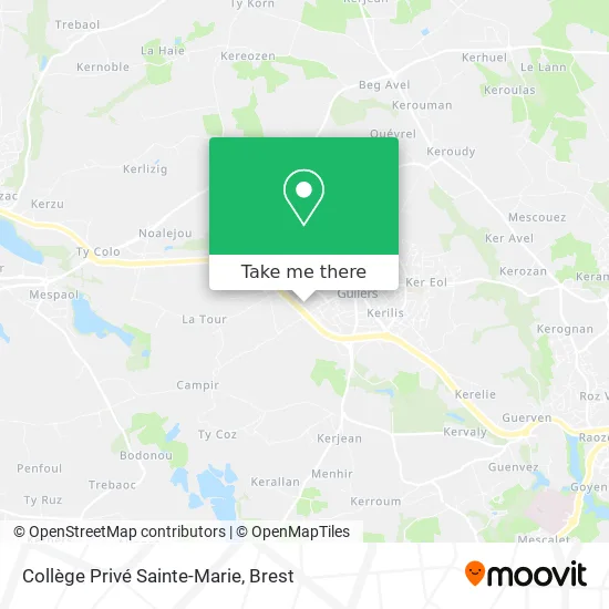 Collège Privé Sainte-Marie map