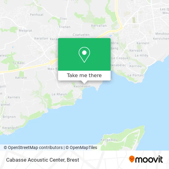 Cabasse Acoustic Center map