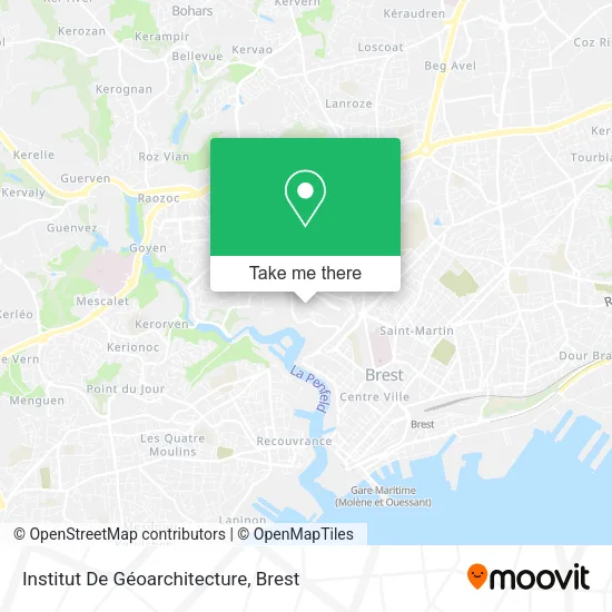 Institut De Géoarchitecture map