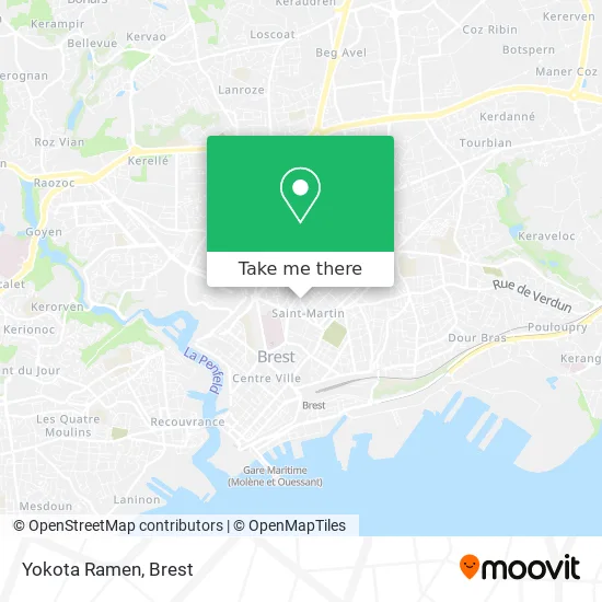 Yokota Ramen map