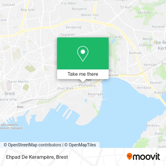 Ehpad De Kerampère map