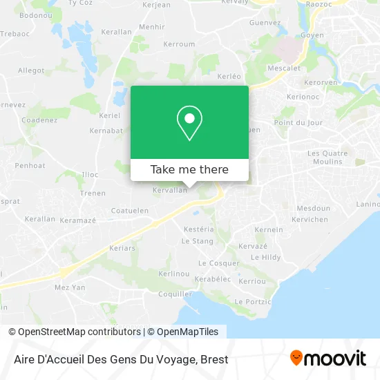 Aire D'Accueil Des Gens Du Voyage map