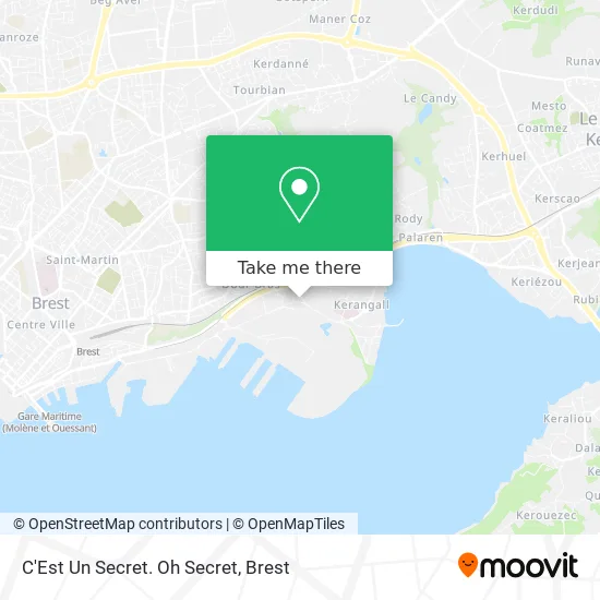 C'Est Un Secret. Oh Secret map