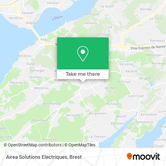 Airea Solutions Electriques map