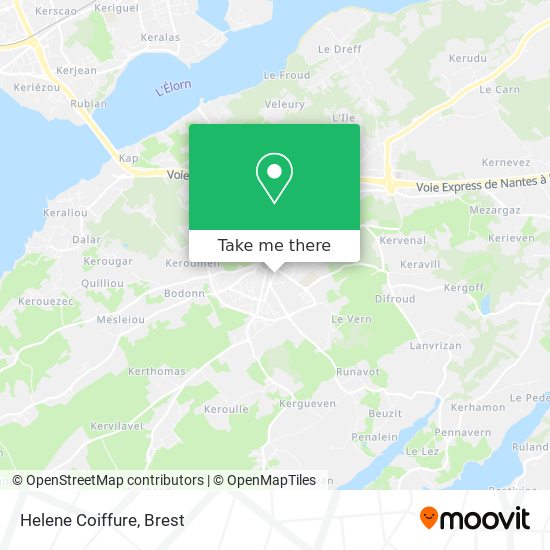 Helene Coiffure map